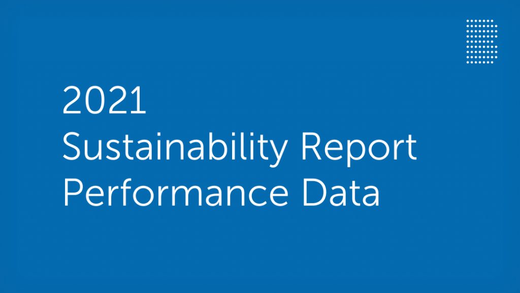 2021 Sustainability Report Performance Data